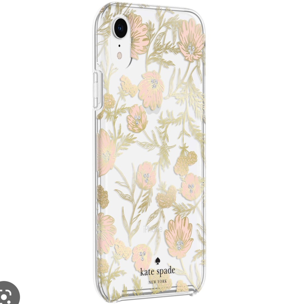 💓 Kate Spade clear floral iPhone 12 case